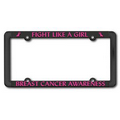 Black Powder Coated Die Cast License Plate Frame